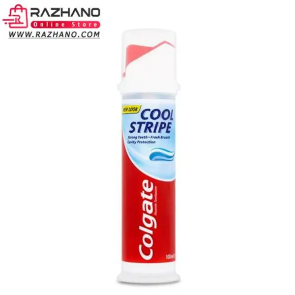 خمیر دندان پمپی سفید کننده white max کلگیت 100 میل