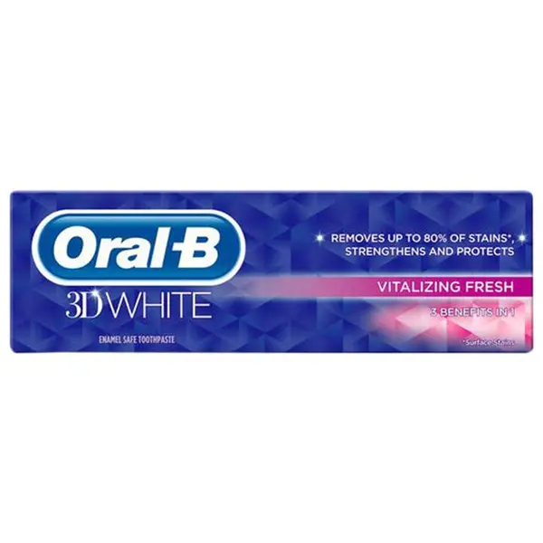 خمیر دندان اورال-بی مدل 3D WHITE مدل MENTHE DOUCE حجم 75 میلی لیتر