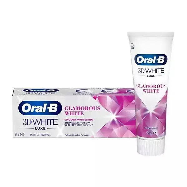 خمیر دندان اورال-بی مدل 3D WHITE مدل MENTHE DOUCE حجم 75 میلی لیتر