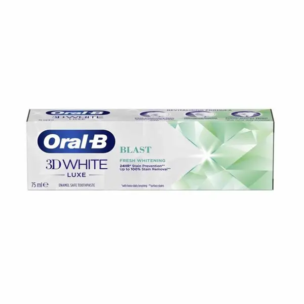 خمیر دندان اورال-بی مدل 3D WHITE مدل MENTHE DOUCE حجم 75 میلی لیتر