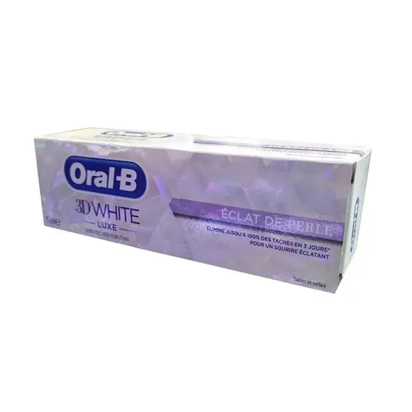 خمیر دندان اورال-بی مدل 3D WHITE مدل MENTHE DOUCE حجم 75 میلی لیتر