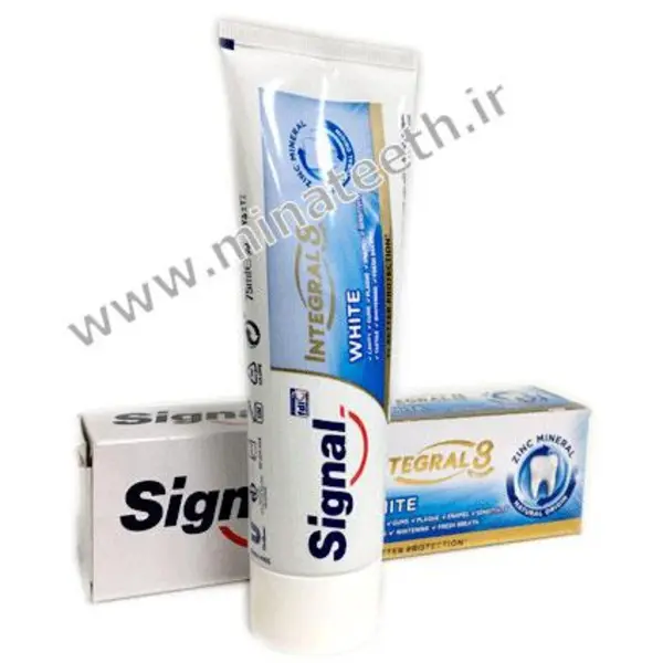 خمیر دندان سیگنال اینتگرال 8 طراوت بخش دهان 75 میلی لیتر