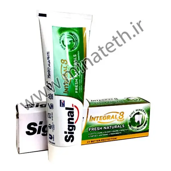خمیر دندان سیگنال اینتگرال 8 طراوت بخش دهان 75 میلی لیتر