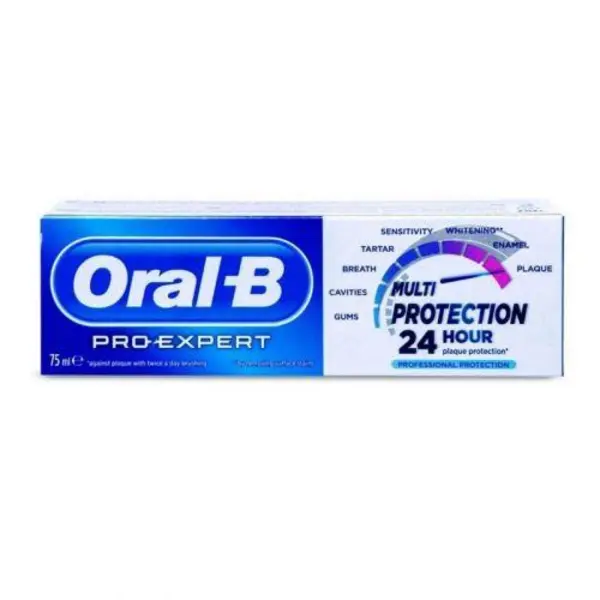 خمیردندان اورال-بی مدل Multi Protection 24 Hour حجم 75 میلی لیتر خمیردندان اورال-بی مدل Multi Protection 24 Hour حجم 75 میلی لیتر