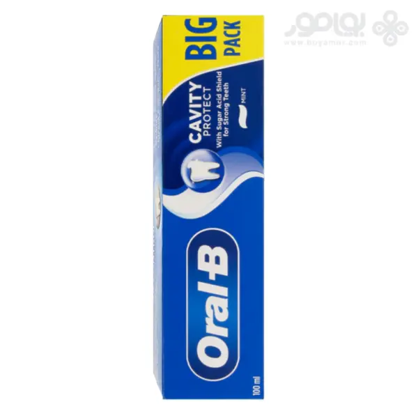 خمیر دندان اورال بی Oral B ضد پوسیدگی مدل Cavity Protect حجم 100 میل