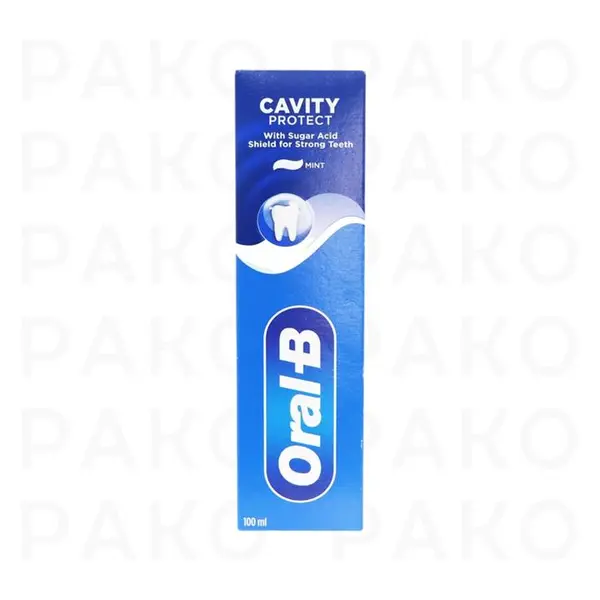خمیر دندان اورال بی Oral B ضد پوسیدگی مدل Cavity Protect حجم 100 میل