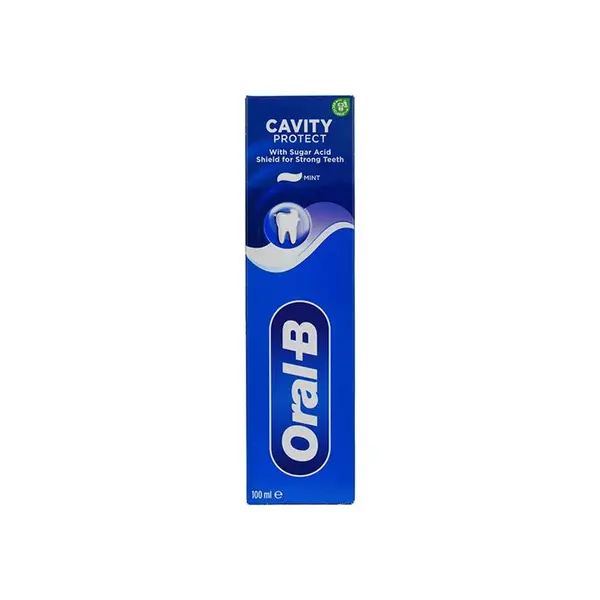خمیر دندان اورال بی Oral B ضد پوسیدگی مدل Cavity Protect حجم 100 میل