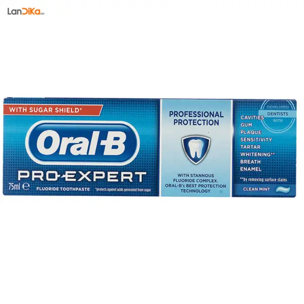 خمیر دندان اورال-بی سری Pro-Expert مدل All Around Protection تیوب 75 میلی لیتر