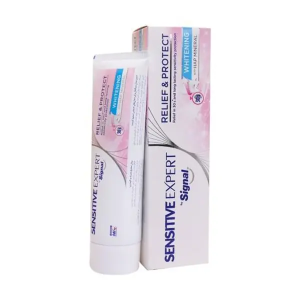 خمیر دندان سیگنال سری Sensetive Expert مدل Whitening حجم 100 میلی لیتر
