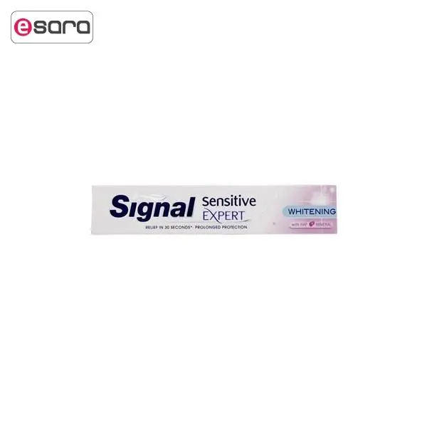 خمیر دندان سیگنال سری Sensetive Expert مدل Whitening حجم 100 میلی لیتر