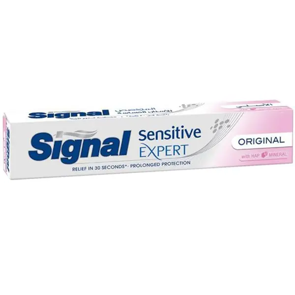 خمیر دندان سیگنال سری Sensetive Expert مدل Whitening حجم 100 میلی لیتر