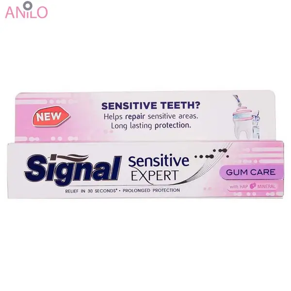 خمیر دندان سیگنال سری Sensetive Expert مدل Whitening حجم 100 میلی لیتر