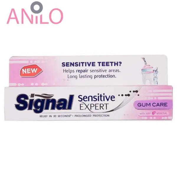 خمیر دندان سیگنال سری Sensetive Expert مدل Whitening حجم 100 میلی لیتر