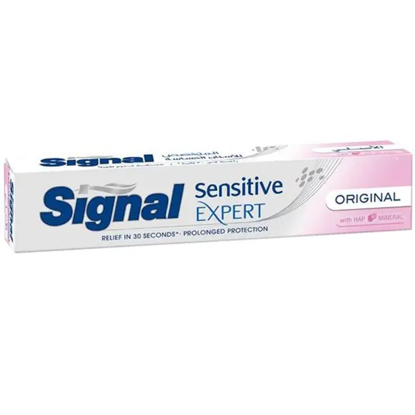 خمیر دندان سیگنال سری Sensetive Expert مدل Whitening حجم 100 میلی لیتر
