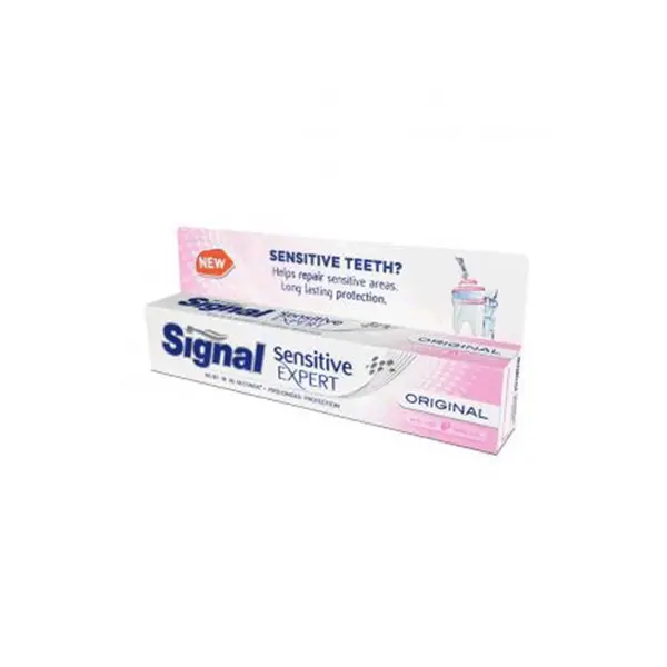 خمیر دندان سیگنال سری Sensetive Expert مدل Whitening حجم 100 میلی لیتر
