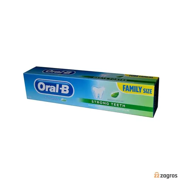 خمیر دندان اورال بی سری Strong Teeth با طعم نعناع گیاهی 140 گرم