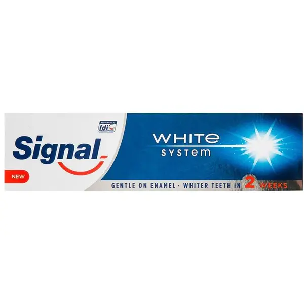 خمیر دندان سیگنال مدل White System وایت سیستم  حجم 75 میل لیتر