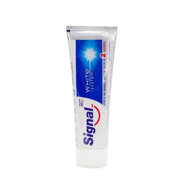 خمیر دندان سیگنال مدل White System وایت سیستم  حجم 75 میل لیتر