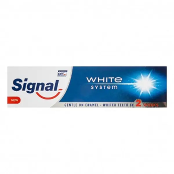 خمیر دندان سیگنال مدل White System وایت سیستم  حجم 75 میل لیتر