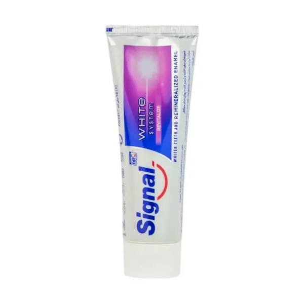 خمیر دندان سیگنال مدل White System وایت سیستم  حجم 75 میل لیتر