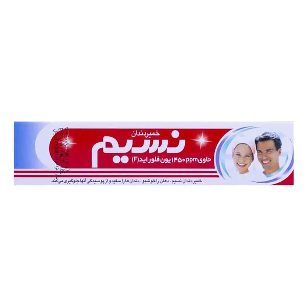 خمیر دندان نسیم مدل Feluoride Protection فلوراید وزن ۸۰ گرم