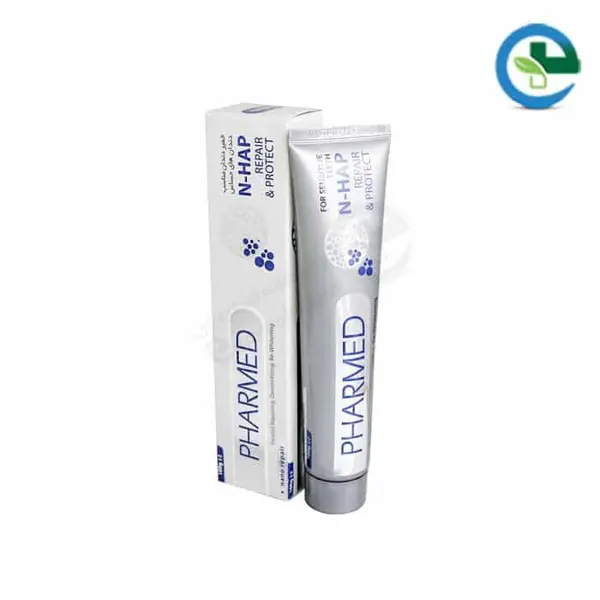 خمیر دندان سفید کننده فارمد مدل N-HAP Sensitive وزن 100 گرم