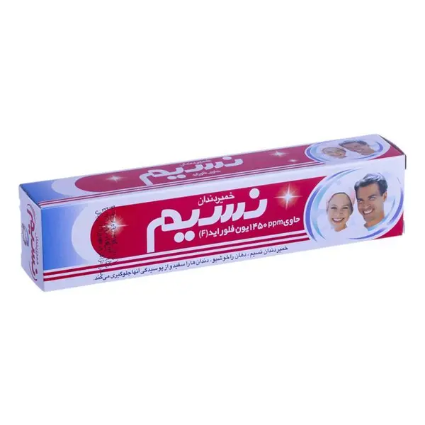 خمیر دندان نسیم مدل Feluoride Protection فلوراید وزن ۸۰ گرم