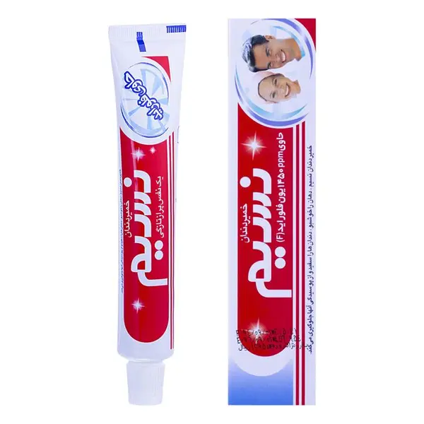 خمیر دندان نسیم مدل Feluoride Protection فلوراید وزن ۸۰ گرم