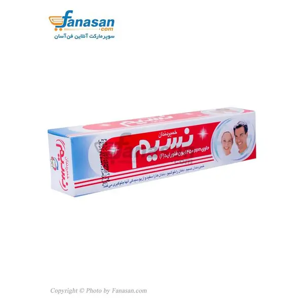 خمیر دندان نسیم مدل Feluoride Protection فلوراید وزن ۸۰ گرم