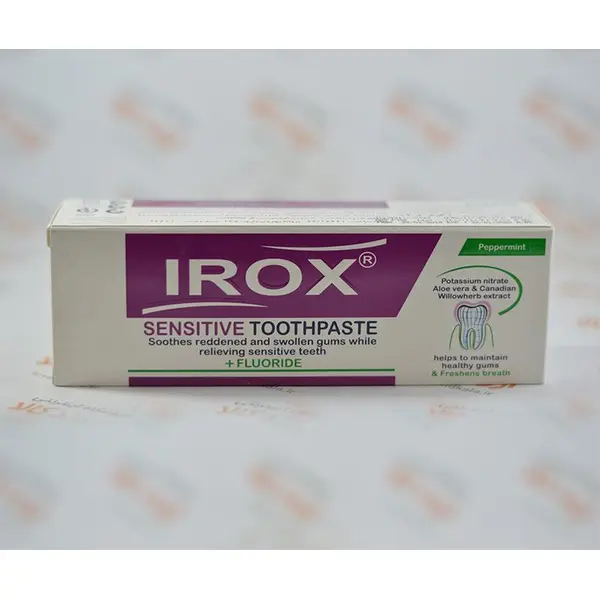 خمیر دندان مدل Sensitive حساس ایروکس 100 گرم