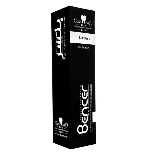 خمیر دندان مدل Charcoal زغالی بنسر وزن 120 گرم