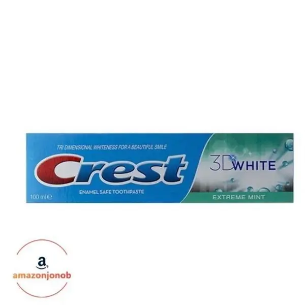 خمیر دندان کرست سری 3D White مدل Exterme Mint حجم 100 میلی لیتر
