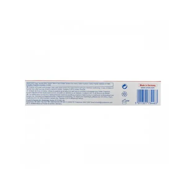 خمیر دندان کرست مدل Cavity Prot fresh Mint تیوب 125 میلی لیتر