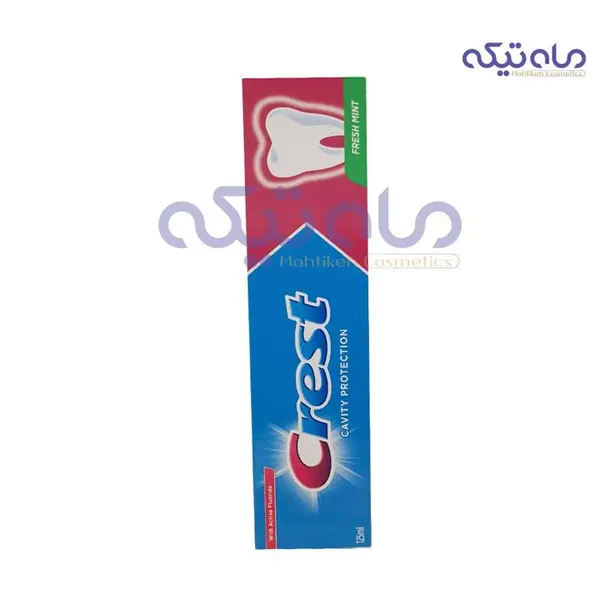 خمیر دندان کرست مدل Cavity Prot fresh Mint تیوب 125 میلی لیتر
