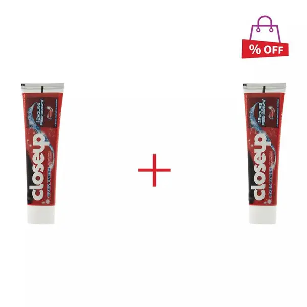 خمیر دندان کلوز آپ (Closeup) سری Ever Fresh مدل Red Hot مقدار 125 گرم مجموعه 2 عددی