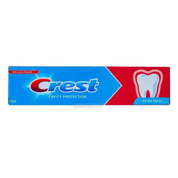 خمیر دندان ضد پوسیدگی کرست Crest مدل Extra Fresh – 125ml