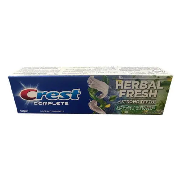 خمیر دندان herbal fresh کرست Crest حاوی عصاره نعنا و آهک حجم 100 میل