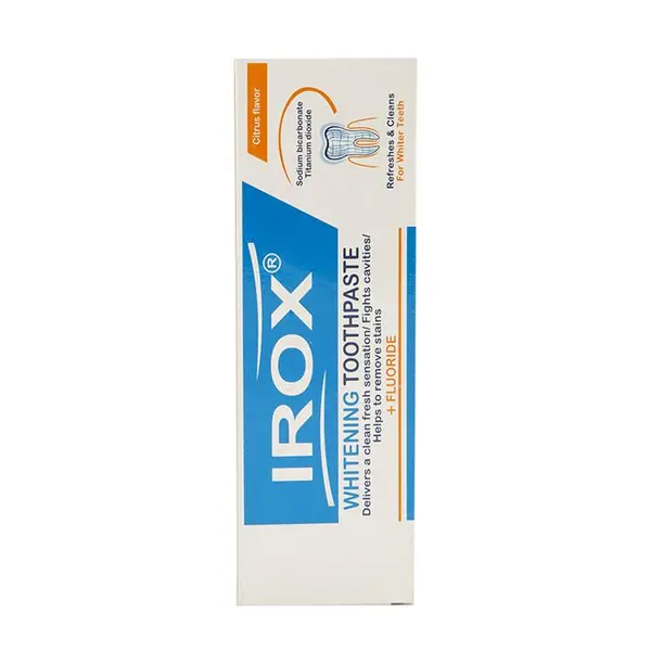 خمیردندان ایروکس Irox مدل whitening وزن 100 گرم