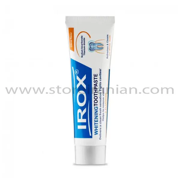 خمیردندان ایروکس Irox مدل whitening وزن 100 گرم