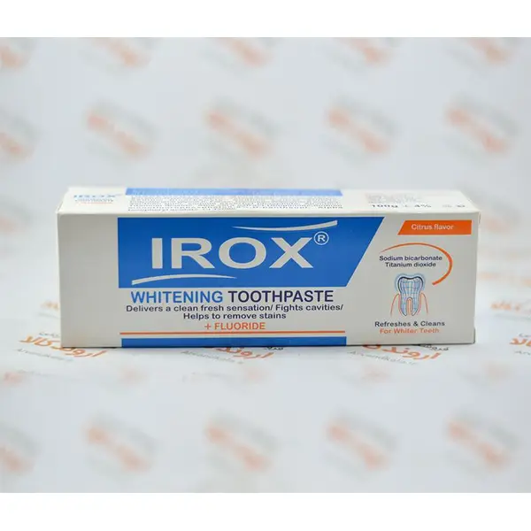 خمیردندان ایروکس Irox مدل whitening وزن 100 گرم