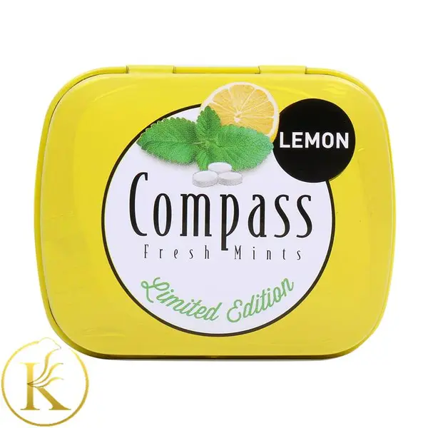 خوشبو کننده دهان کامپس با طعم لیمو بدون شکر compass