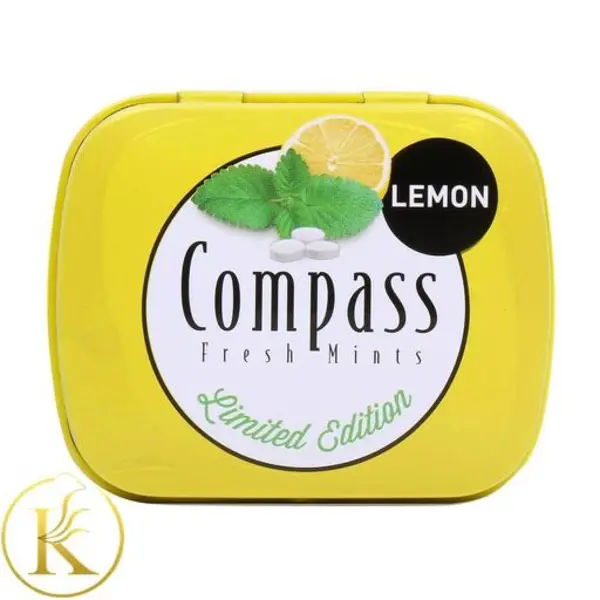 خوشبو کننده دهان کامپس با طعم لیمو بدون شکر compass