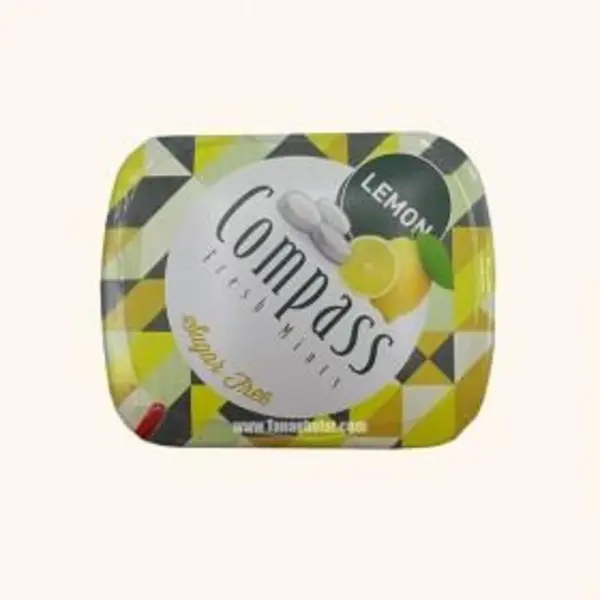 خوشبو کننده دهان کامپس با طعم لیمو بدون شکر compass