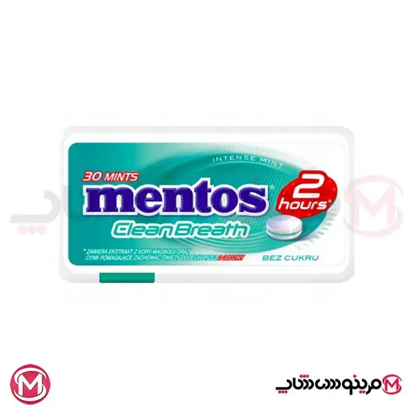 قرص خوشبوکننده دهان بدون شکر با طعم نعنا تند منتوس - 21 گرم بسته 30 عددی