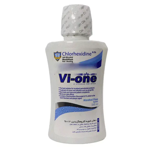 دهانشویه کلرهگزیدین 2% وی وان 330 میلی لیتر