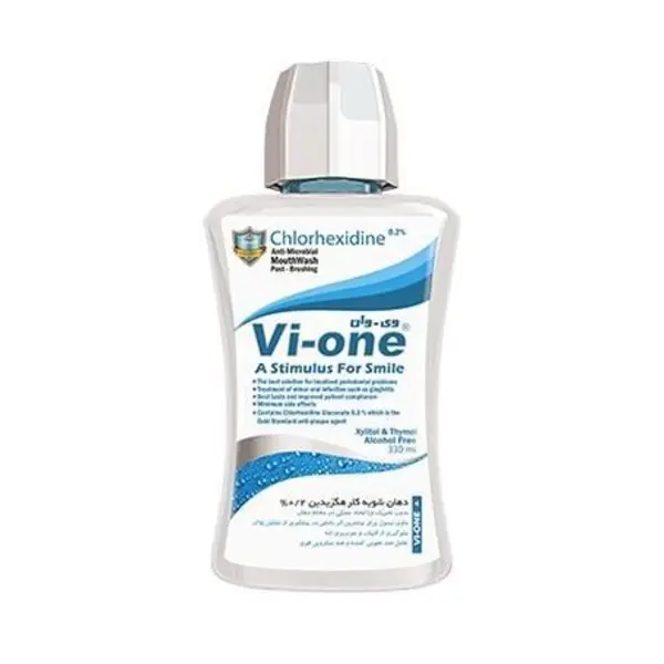دهانشویه کلرهگزیدین 2% وی وان 330 میلی لیتر