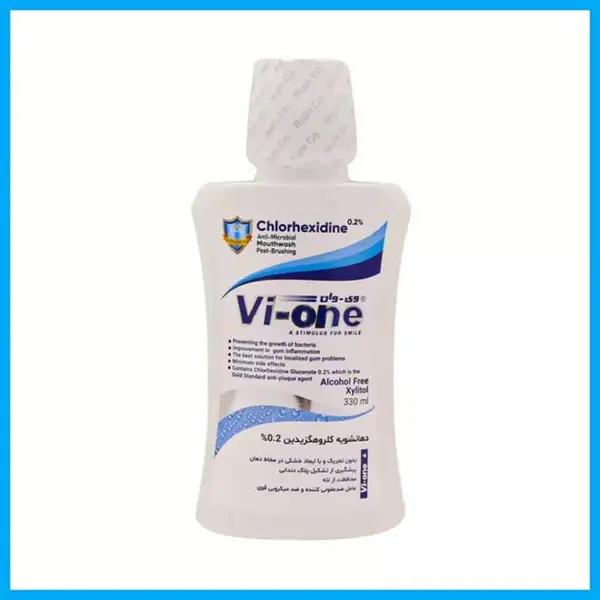 دهانشویه کلرهگزیدین 2% وی وان 330 میلی لیتر
