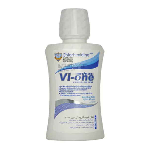 دهانشویه کلرهگزیدین 2% وی وان 330 میلی لیتر
