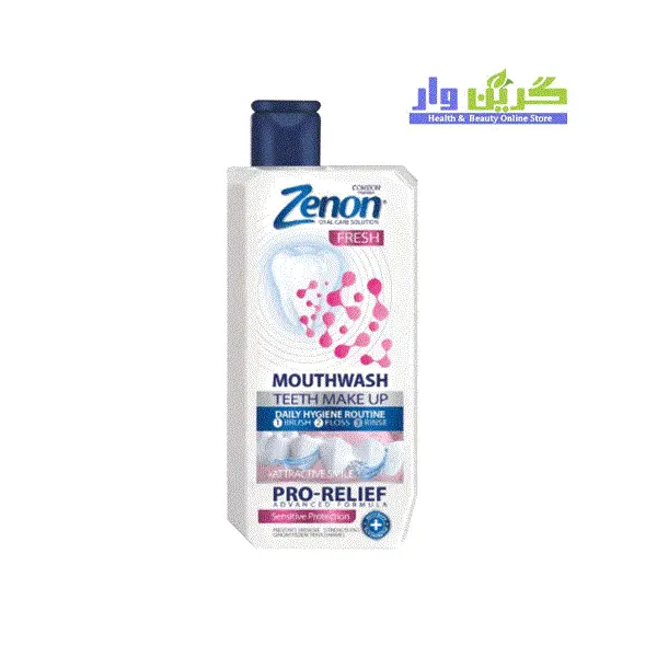 دهانشویه لثه های حساس 400 میل کامان مدل زنون pro relief