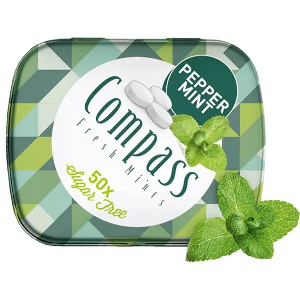 خوشبو کننده دهان کامپس نعنا تند pepper mint